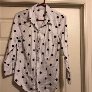 Black and white polka dot